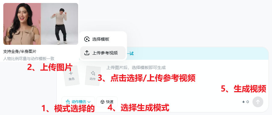 动作模仿全流程